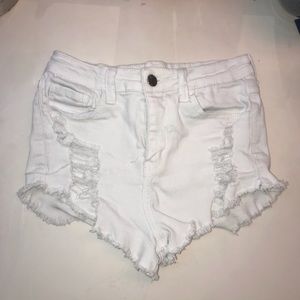 Brandy Melville distressed shorts